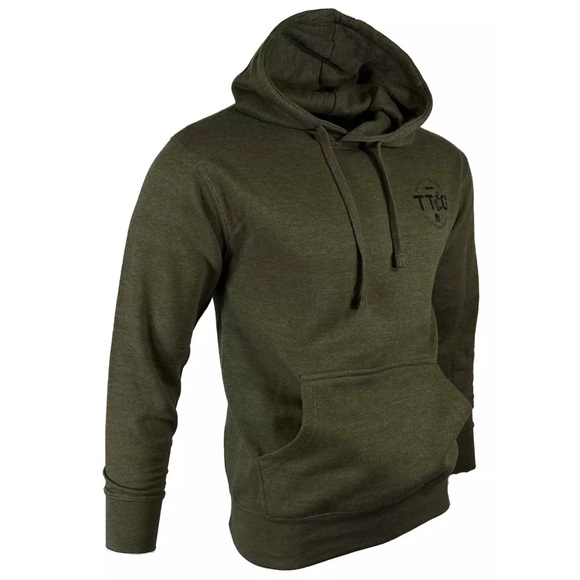 Howitzer Style Men's Hoodie TTOG SCREAM Military Grunt Green - Picture 7 of 9
